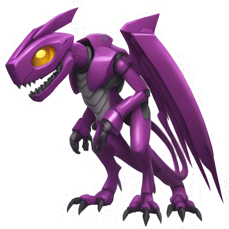  Cool Edgy Godly Futuristic Digimon-Fakemon-Genesect-Reptile full body emoji