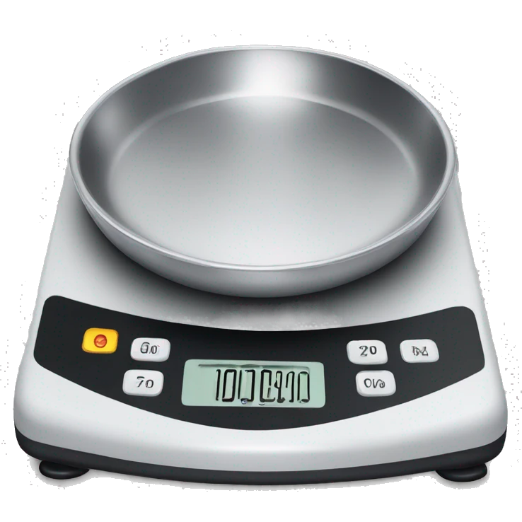 realistic kitchen scale emoji