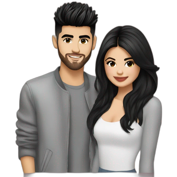 selena gomez and zayn emoji