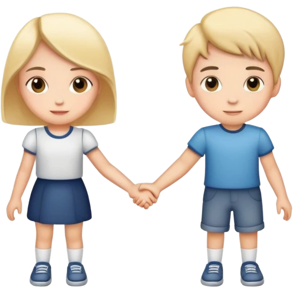boy and girl holding hands emoji