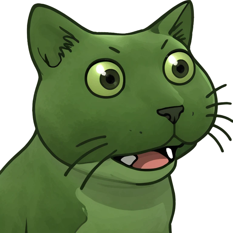 shocked cat emoji