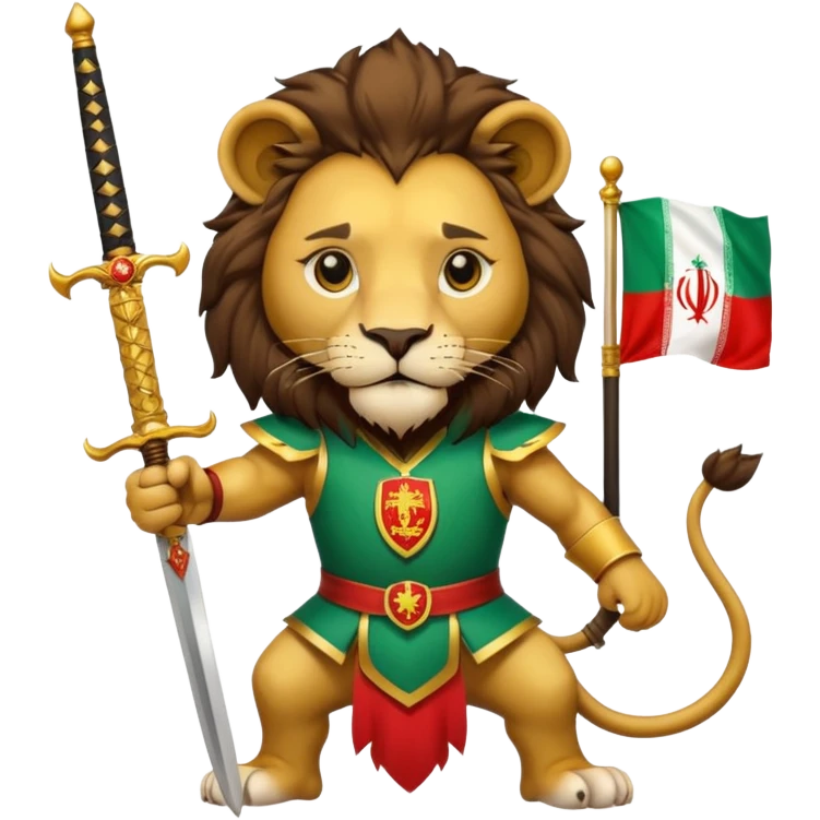 🦁⚔️☀️ ⬜ 🇮🇷
 emoji