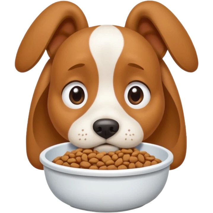 dog food sad dog emoji emoji