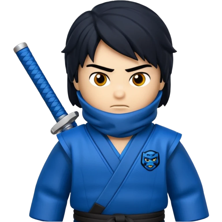 I want the blue ninja from ninjago emoji