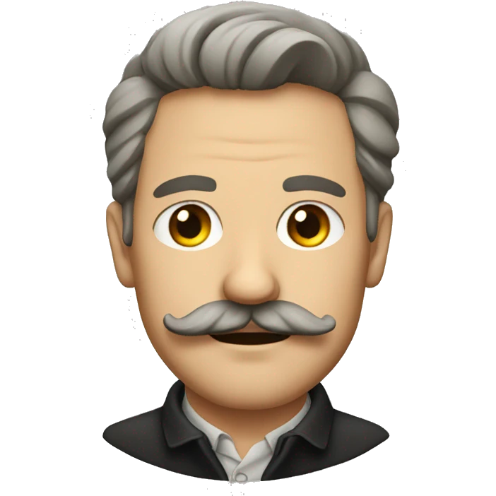 German man with mustache  emoji
