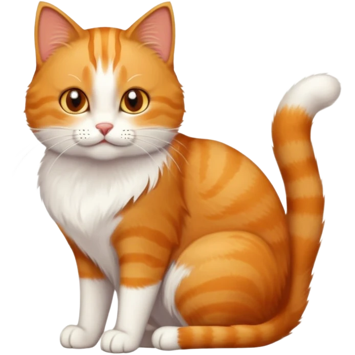 Cat bowing and saying “thank you” emoji