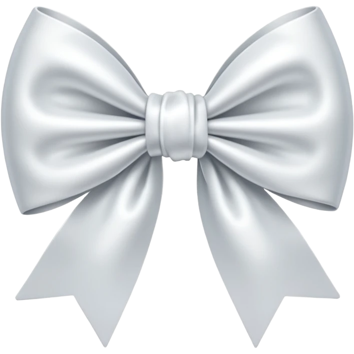 bow white emoji
