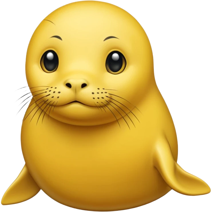 Yellow seal emoji