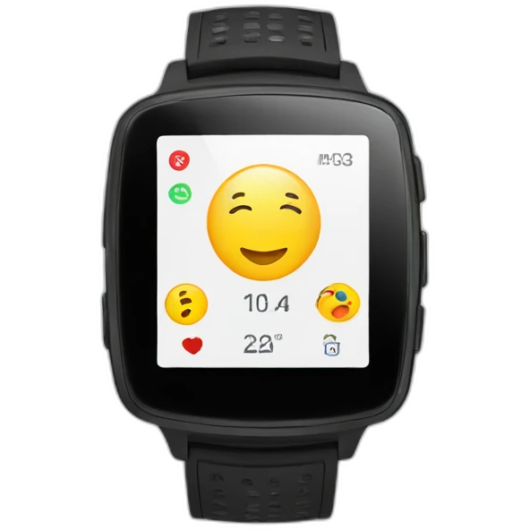 a smartwatch with gps emoji