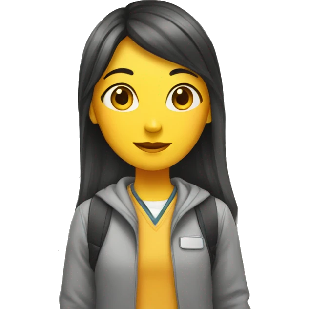 school and girl emoji