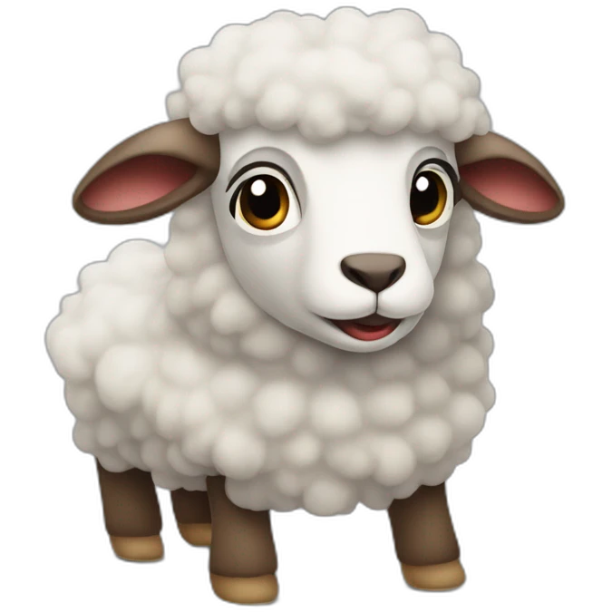 Mouton debil emoji