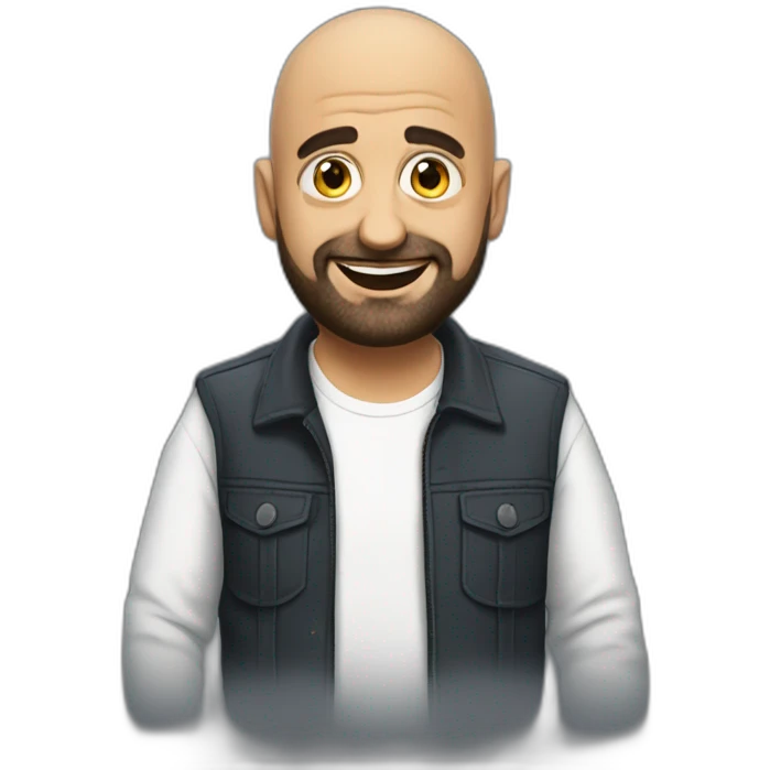 Cyril Hanouna Bald emoji