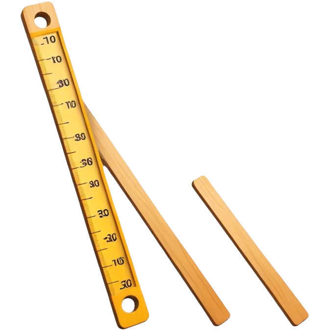 Meter stick emoji