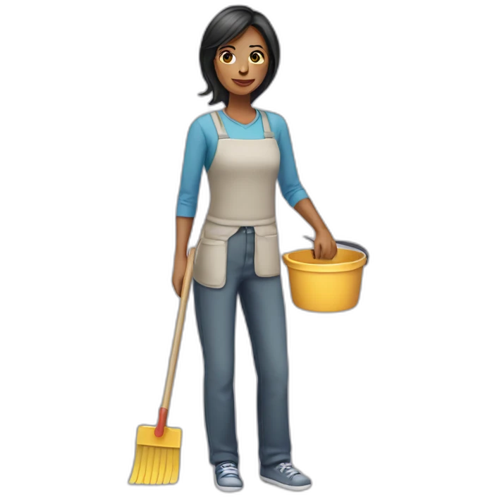 female-domestic-worker-usa emoji