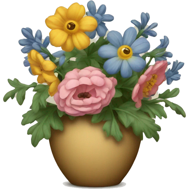 Vintage flowers emoji