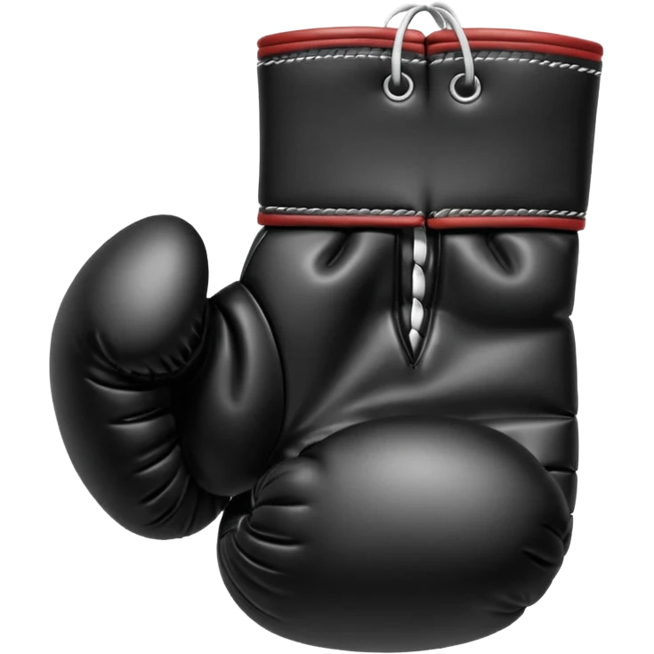 Black boxing glove different  emoji
