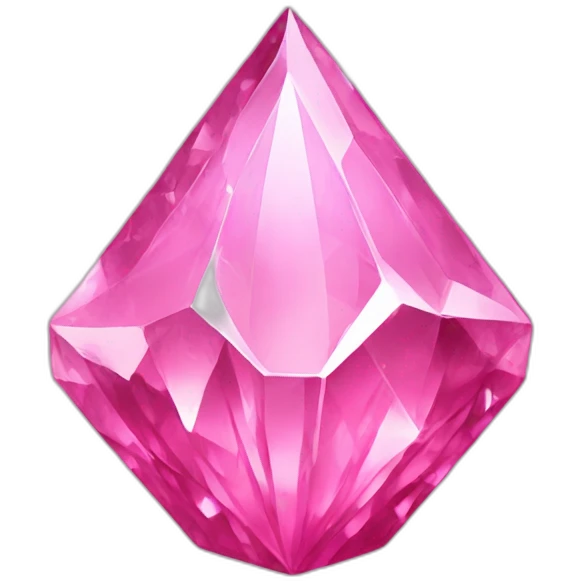 pink crystal emoji