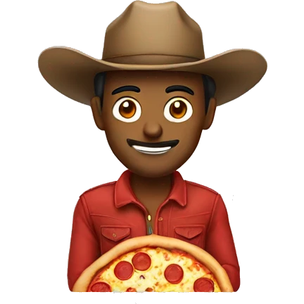 Pizza cowboy emoji