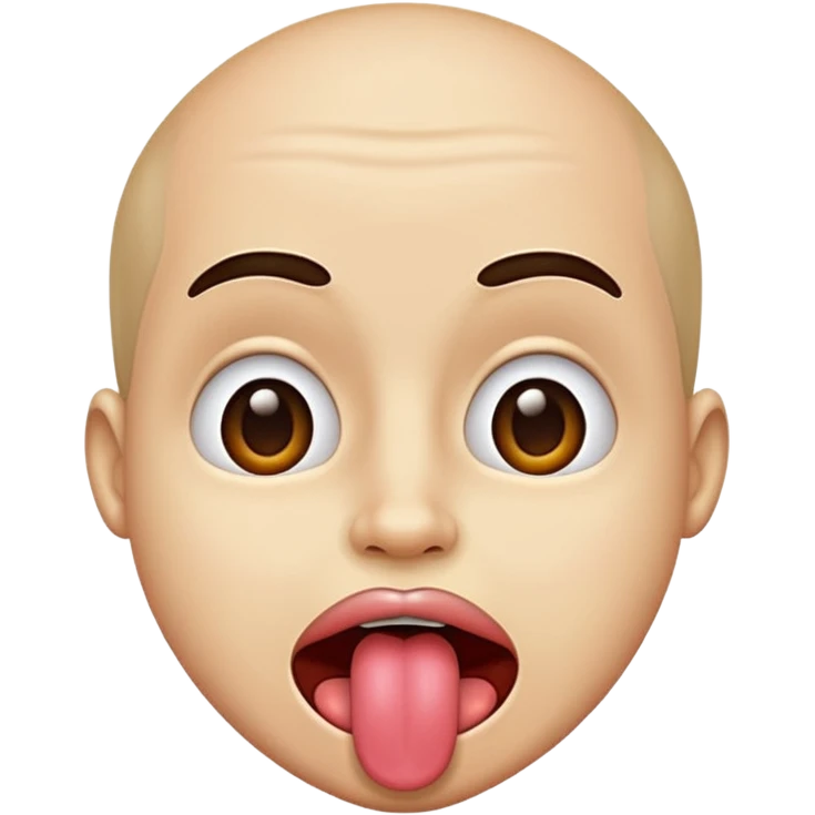 Silly face tongue out emoji