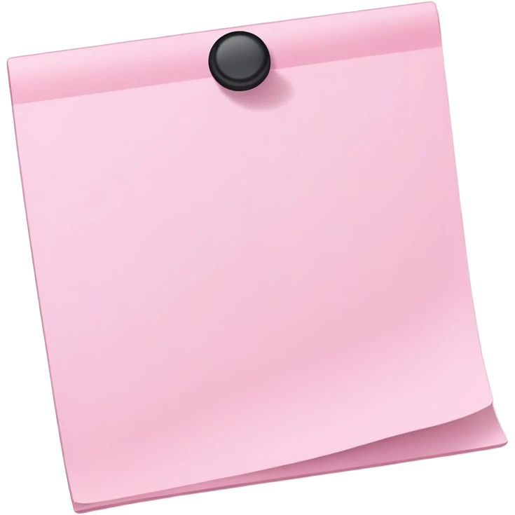 Light pink reminder emoji