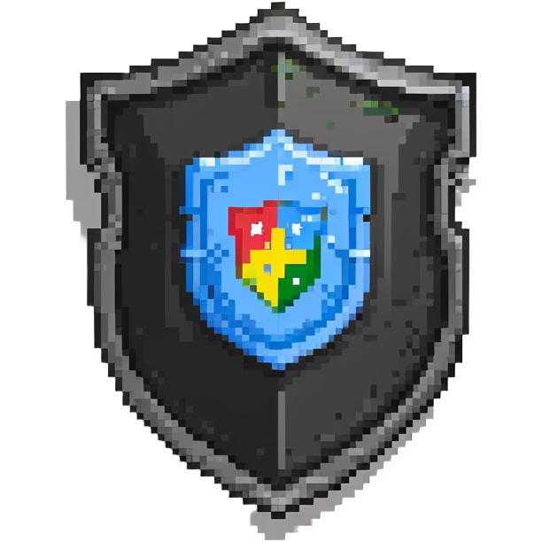 Shield logo with </> code symbols on it emoji