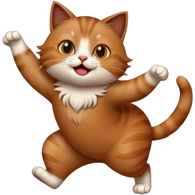 Gato bailando emoji