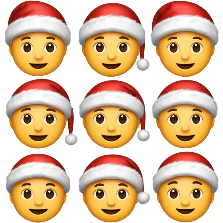 make christmas themed emojis emoji