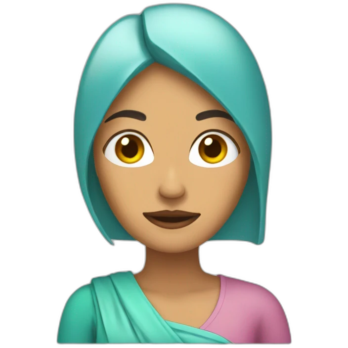 mujer con sobrepeso emoji