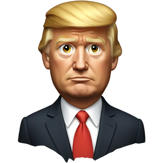 Donald trump photorealistic  emoji
