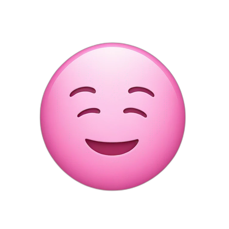 greeting, pink color emoji