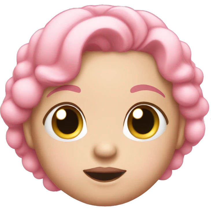 baby pink bubbles emoji