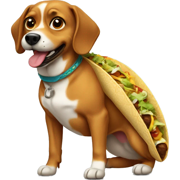 Taco dog emoji