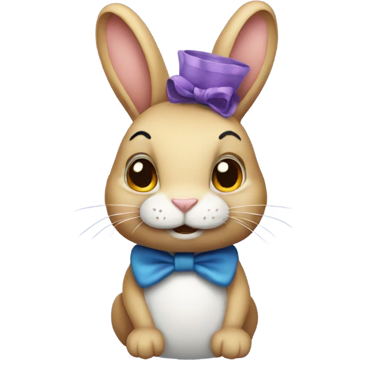 Alice in Wonderland bunny emoji