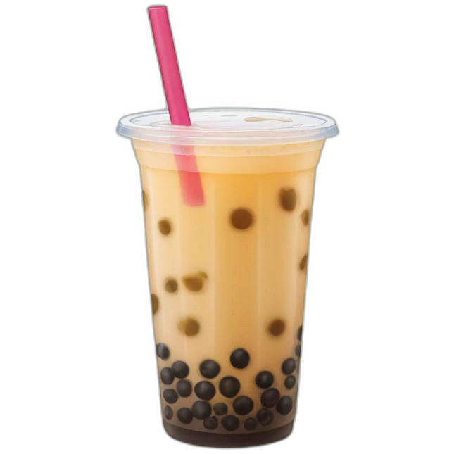 Bubble tea cinnaremoll emoji
