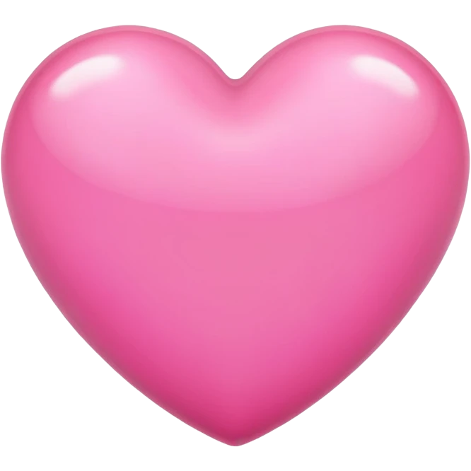 A pink heart emoji