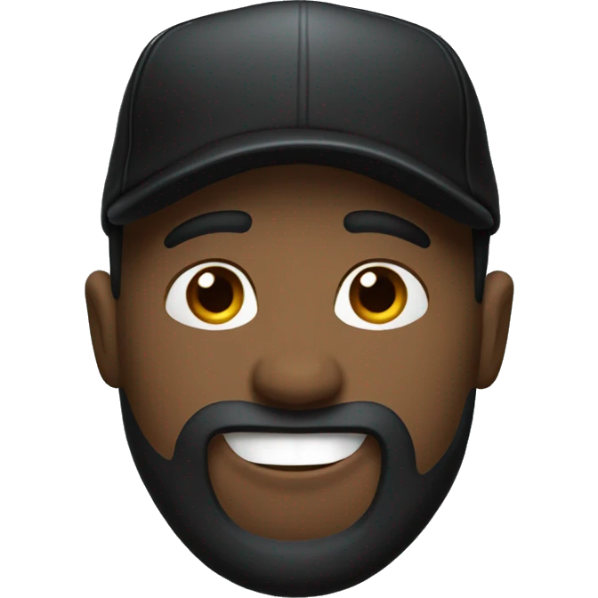 LOL "black baseball cap" goatee emoji emoji