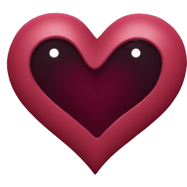 Maroon Heart emoji