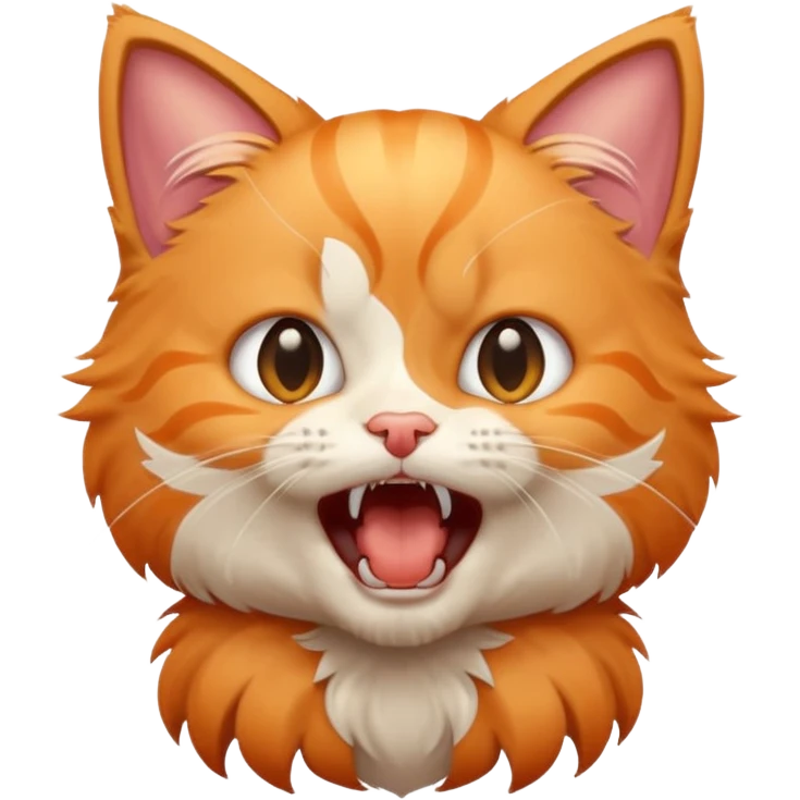 screaming kitten emoji