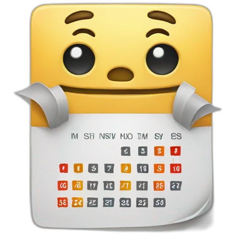 Calendario emoji
