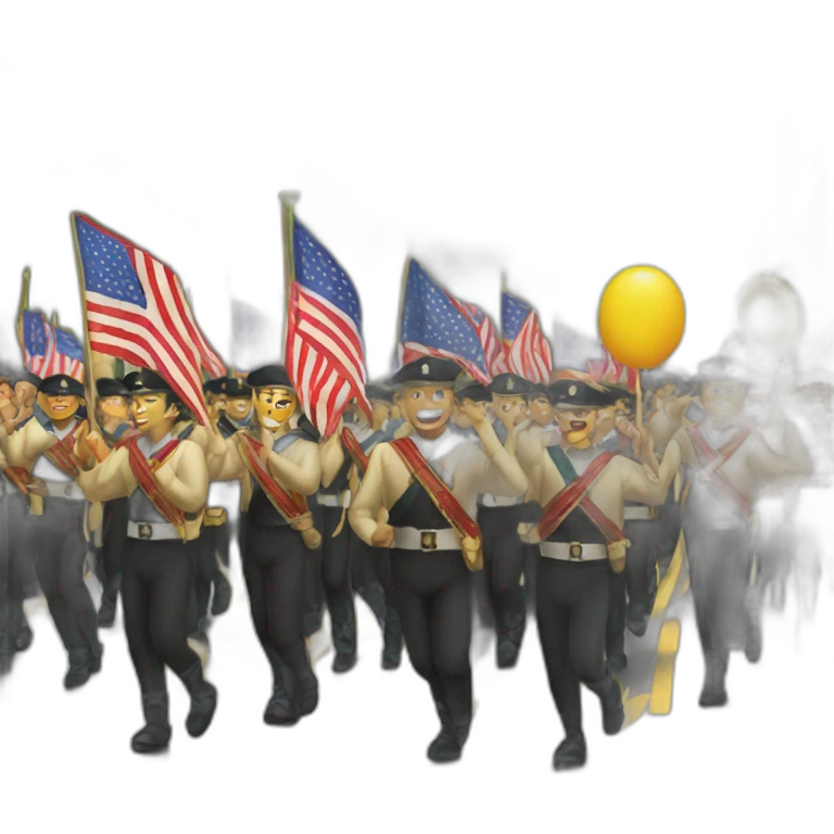 parade demonstration emoji