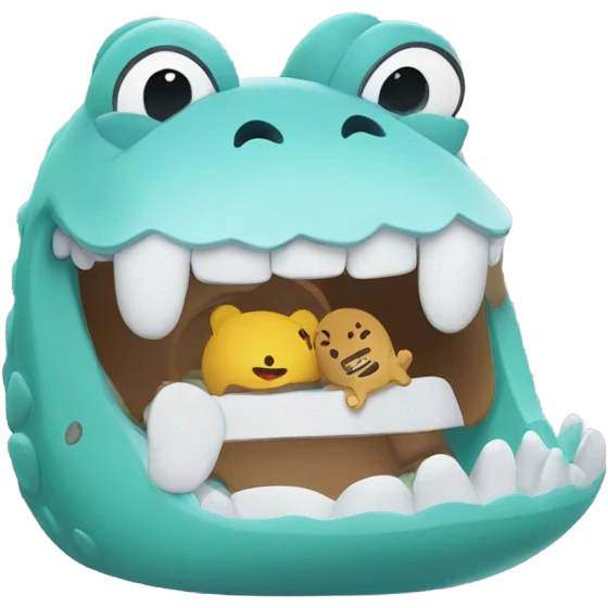 Crocs with kakao emoji