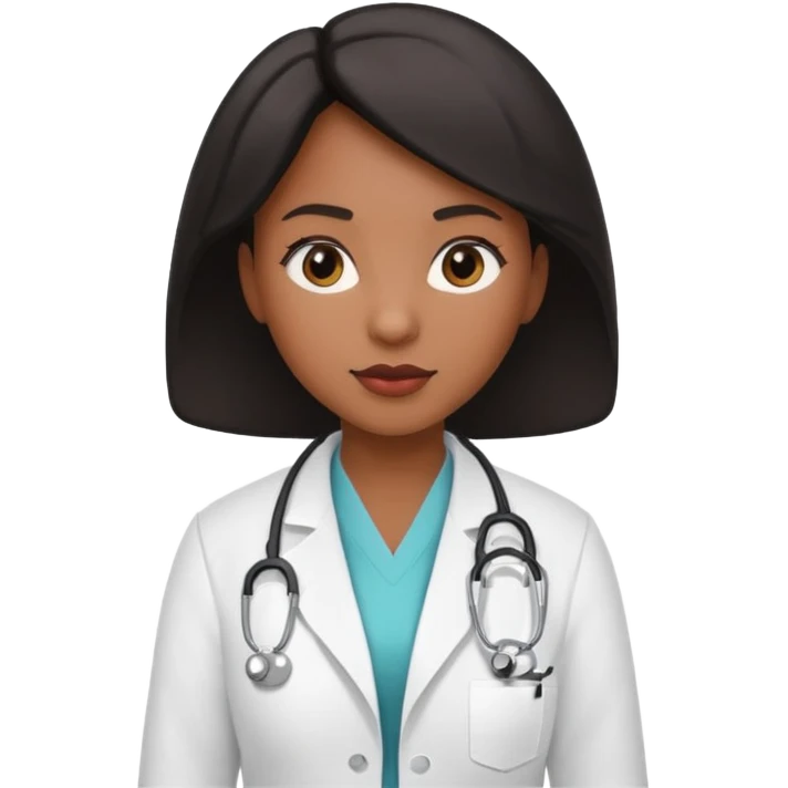 black female hotel doctor emoji