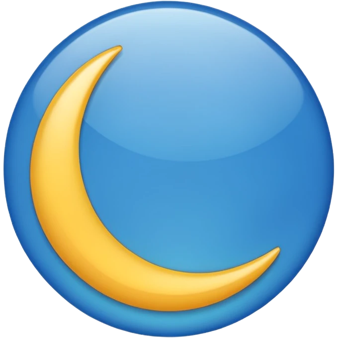 blue circle emoji