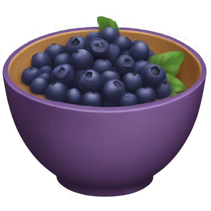 an açai bowl emoji