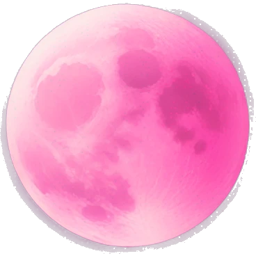 Reality Pink moon  emoji