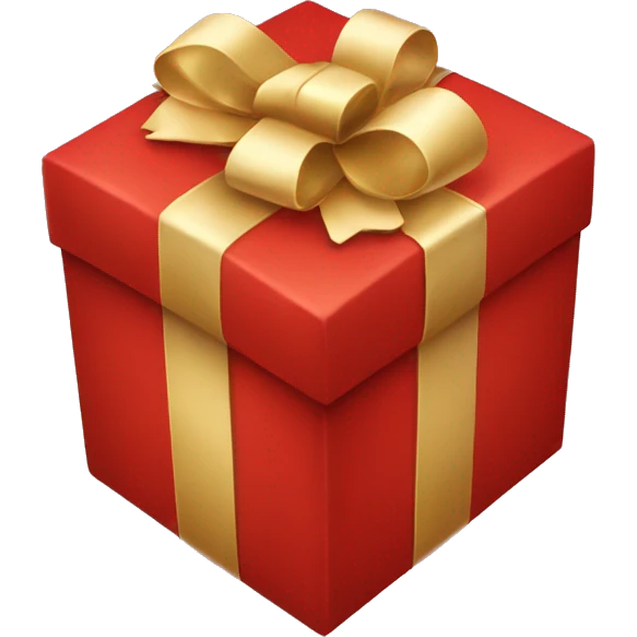 RED GIFTBOX emoji