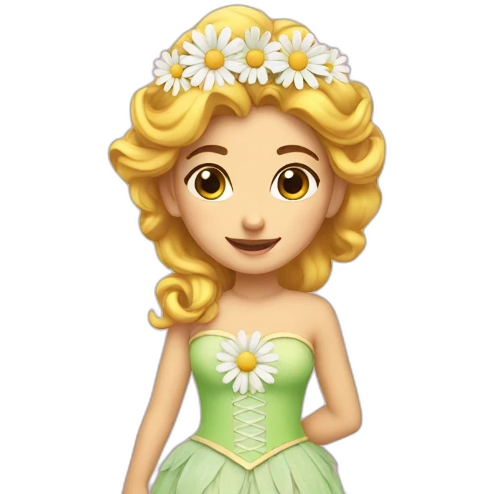 daisy princess emoji