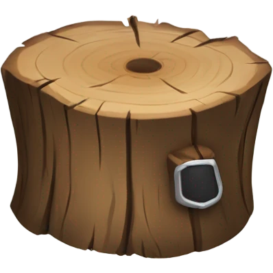 tree stump pirate hat emoji