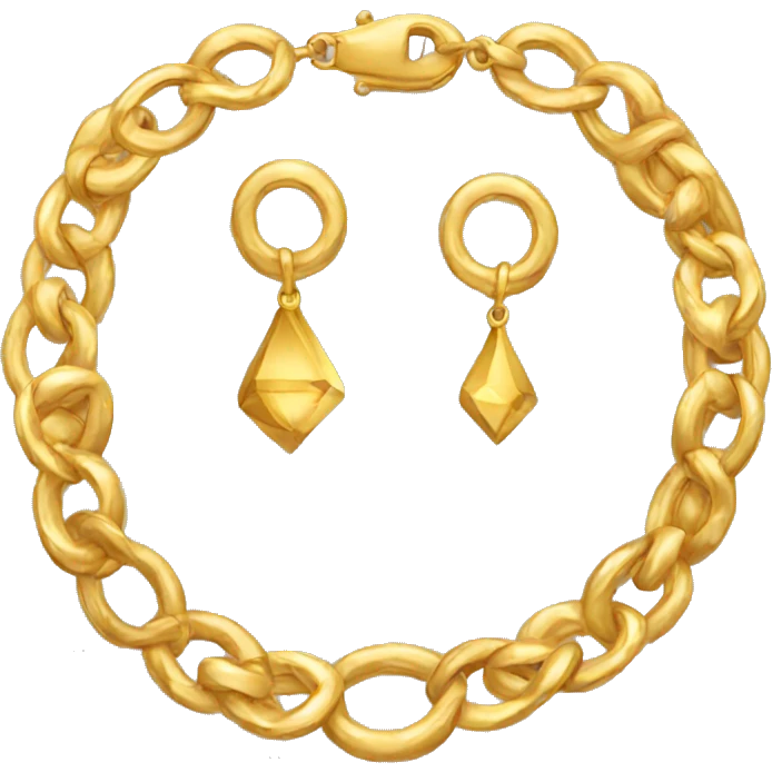 golden jewelry emoji