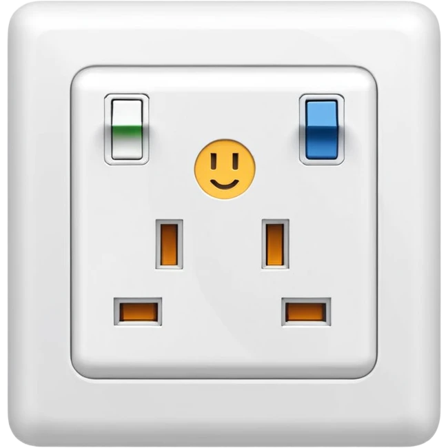 White European Charger wall sockets outlet emoji